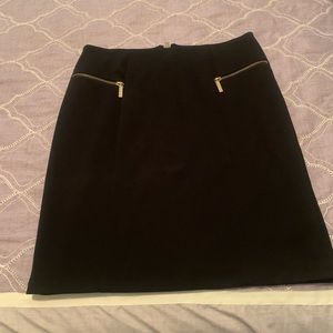 Michael Kors Black Knit Pencil Skirt